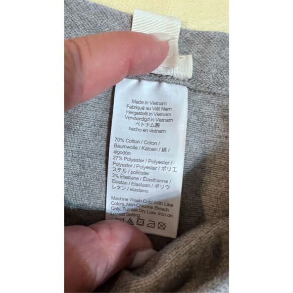 CREWCUTS J CREW TODDLER GIRLS GRAY SKIRT SIZE 6-7 SIDE ZIP - Picture 6 of 8